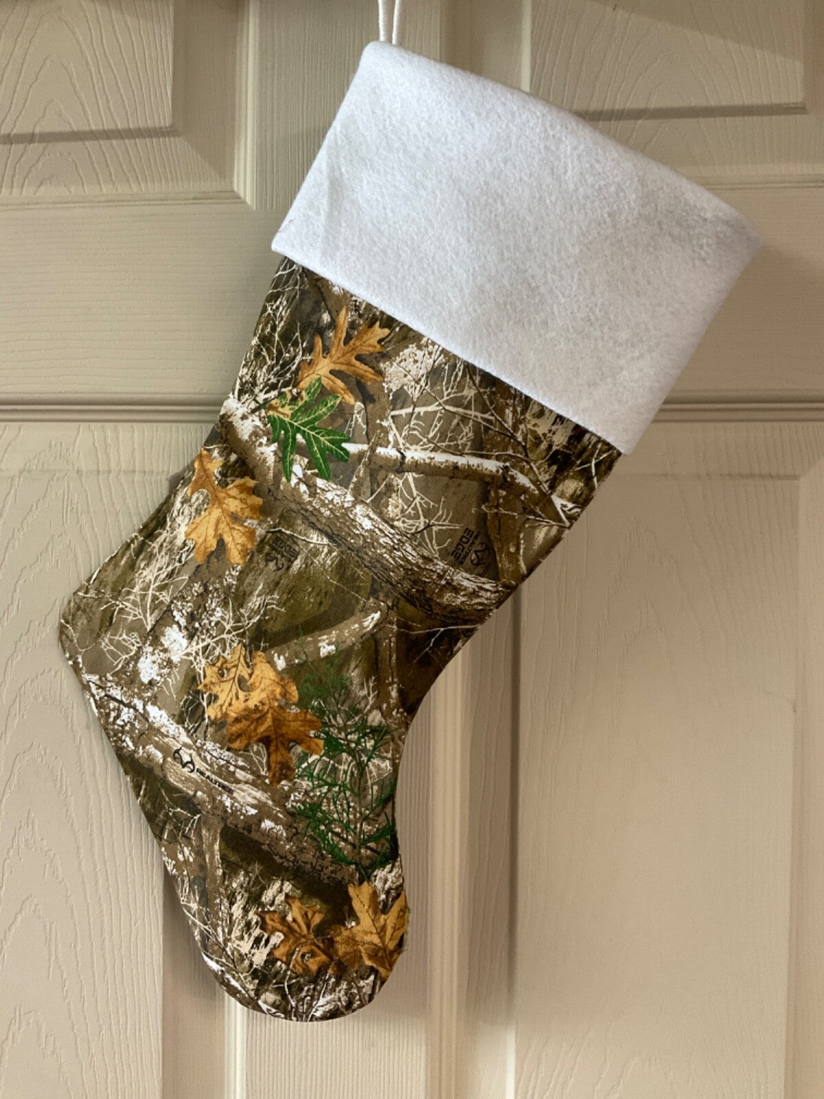 Real Tree Logo Christmas Stocking
