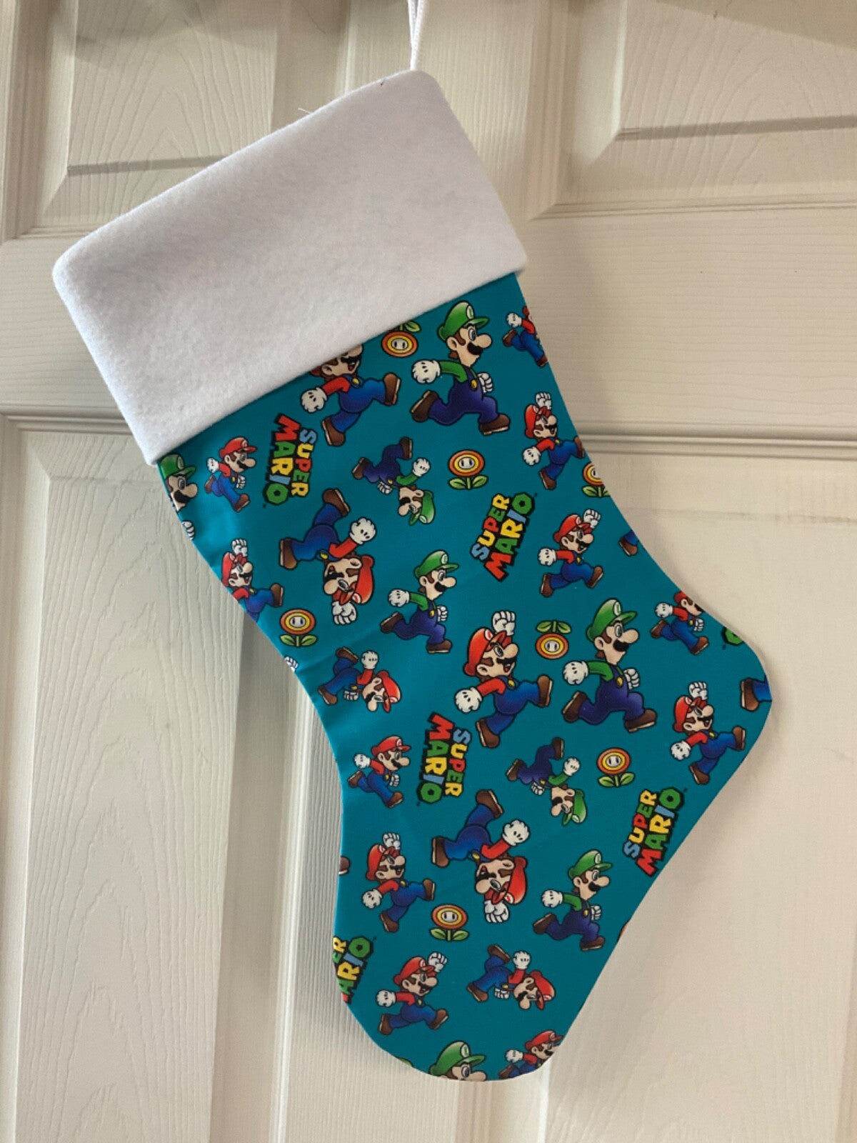 Mario and Louigi  Christmas Stocking