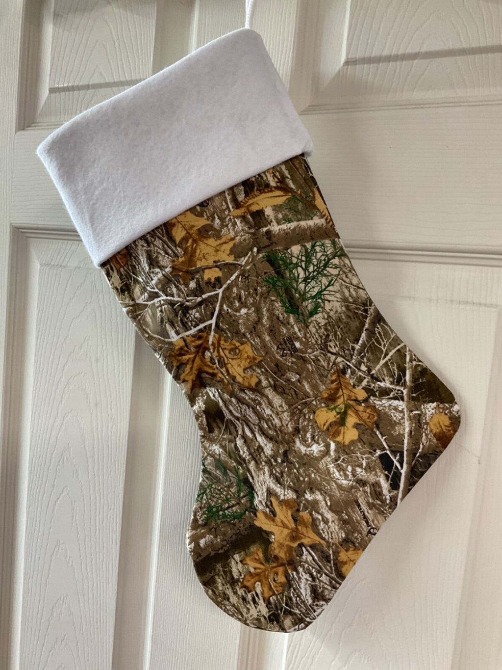 Real Tree Logo Christmas Stocking