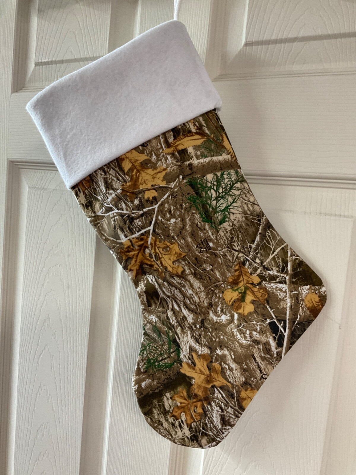 Real Tree Logo Christmas Stocking