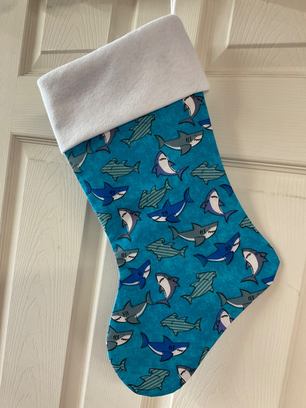 Mix Sharks Logo Christmas Stocking