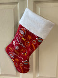 Iowa State Cyclones State Design Christmas Stocking