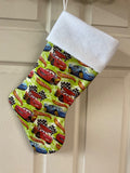 The Cars Hot wheels Christmas Stocking