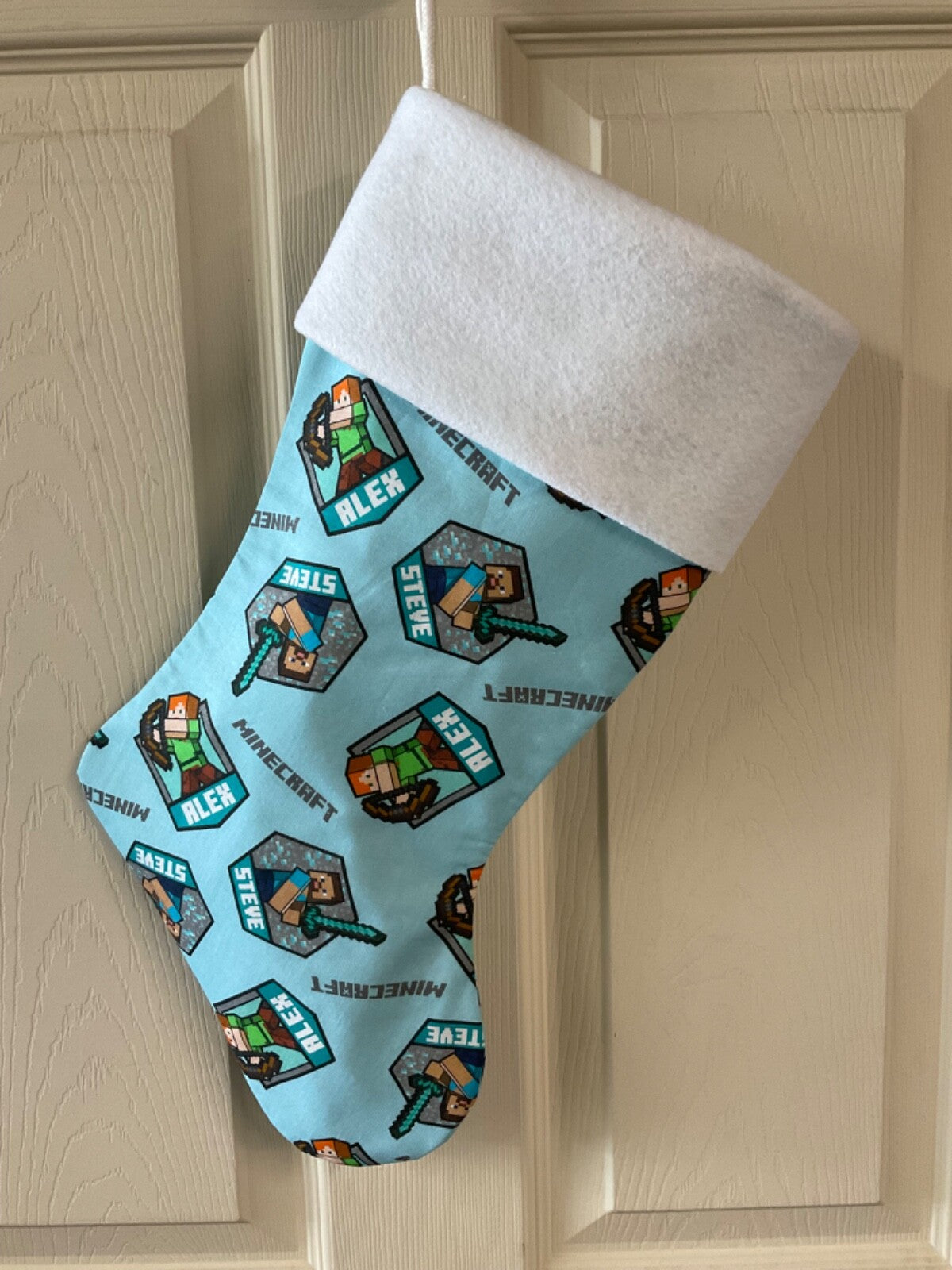 Minecraft * Christmas Stocking