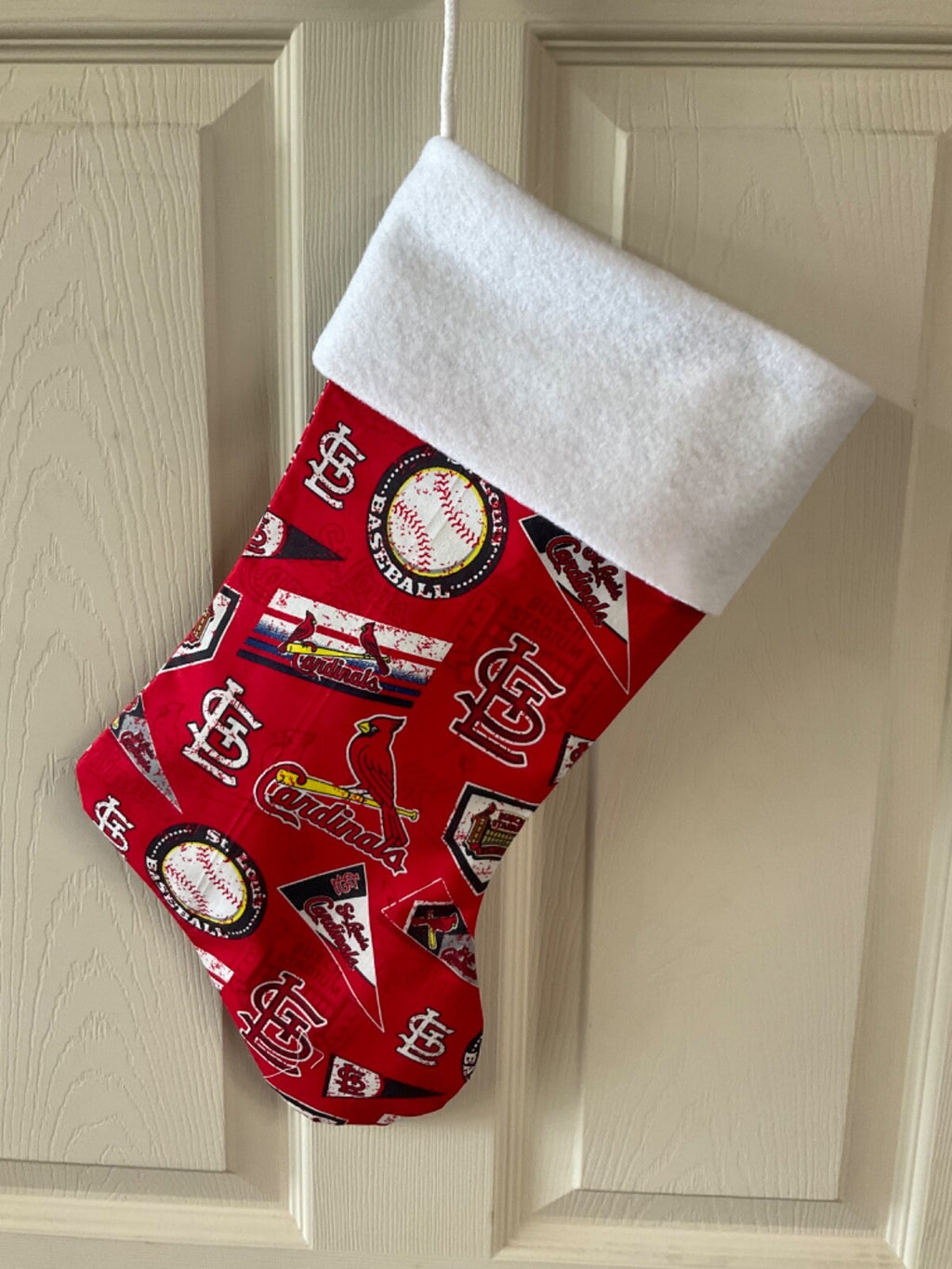 St Louis Cardinals pennant Christmas Stocking