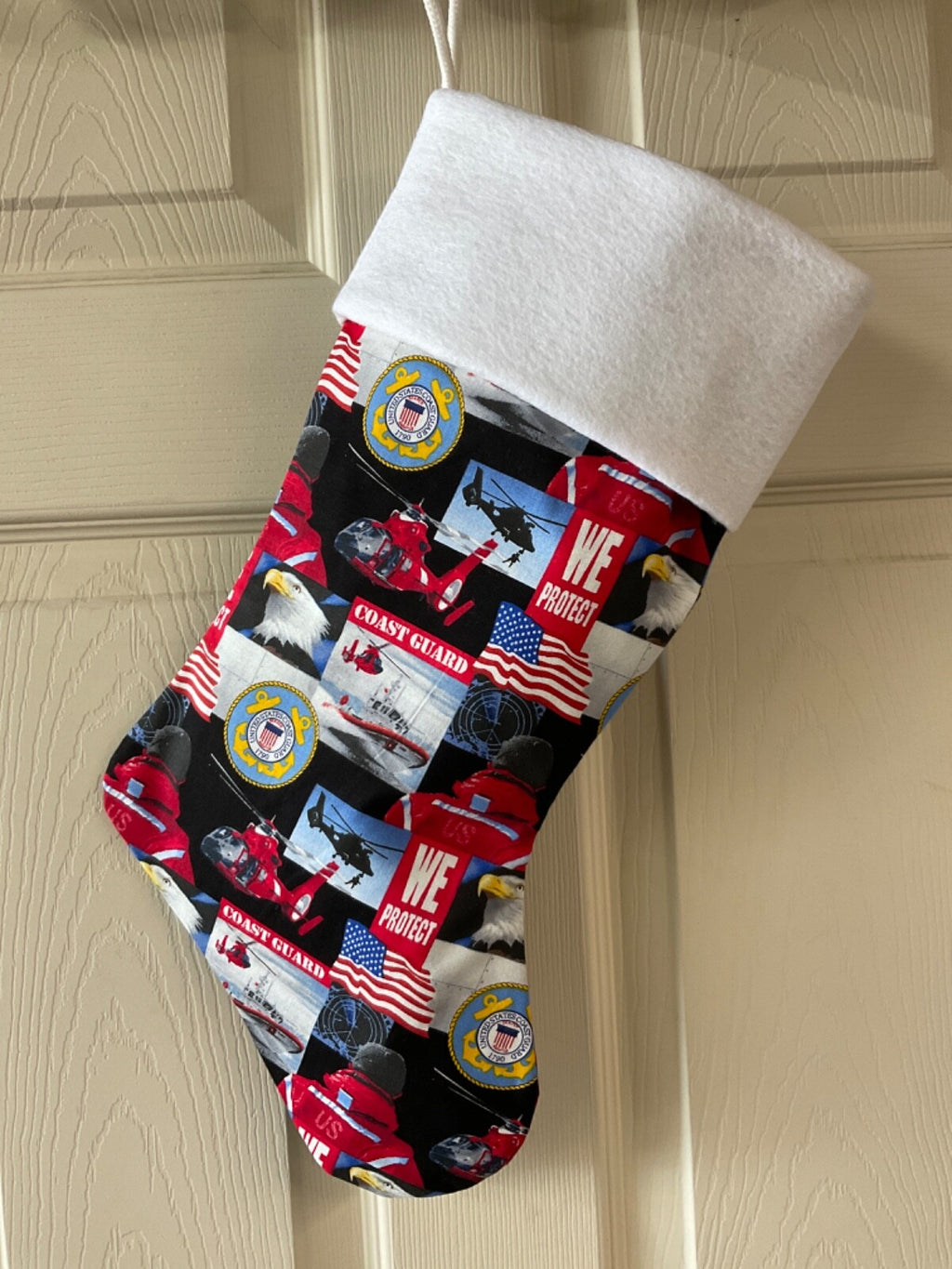 Coast Guard Christmas Stocking
