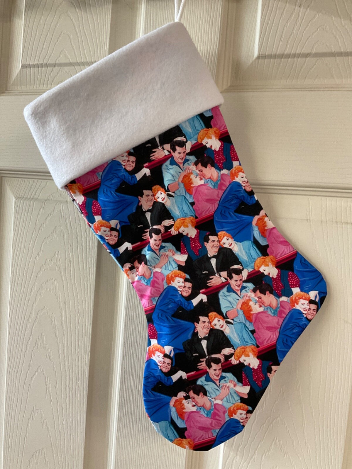 I Love Lucy Christmas Stocking