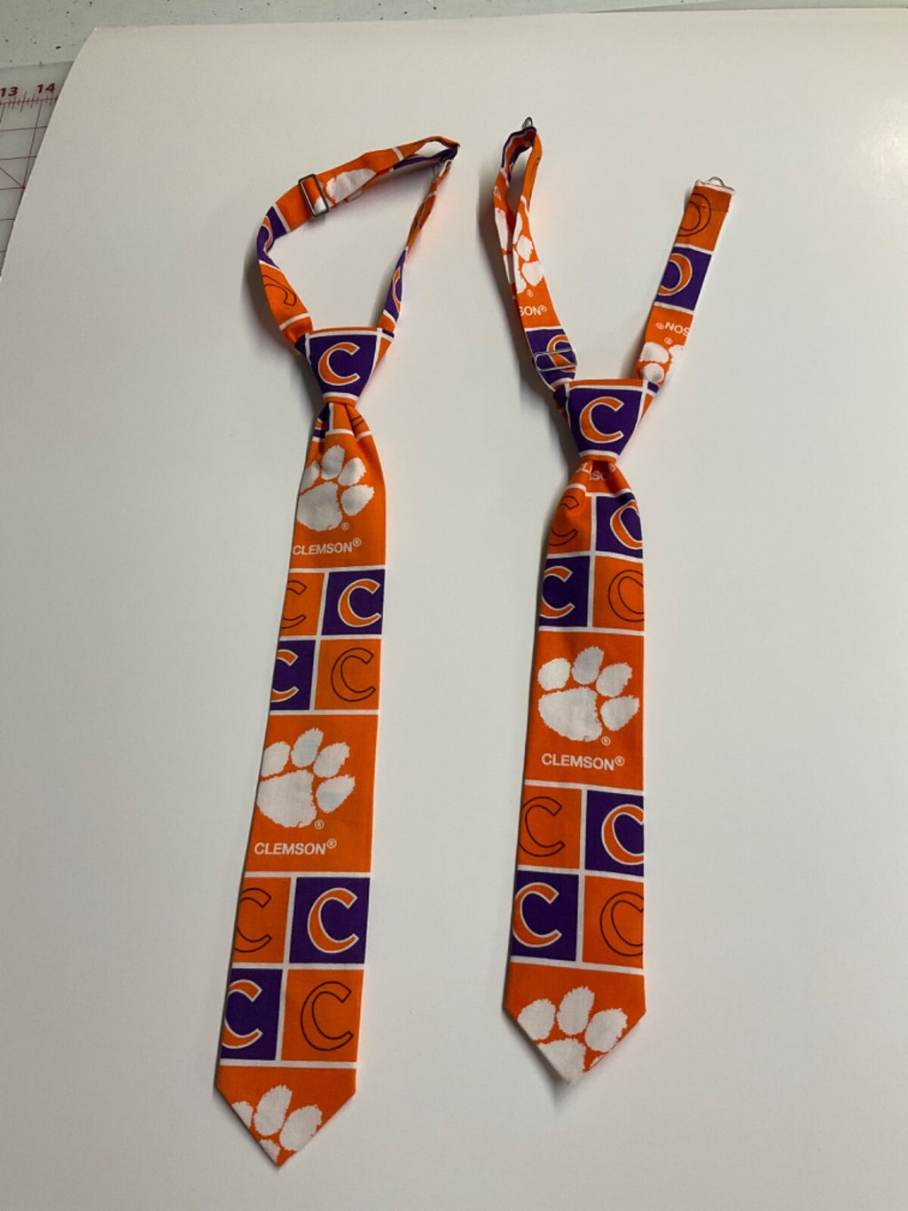 Clemson kids  Pre-tied  Ties