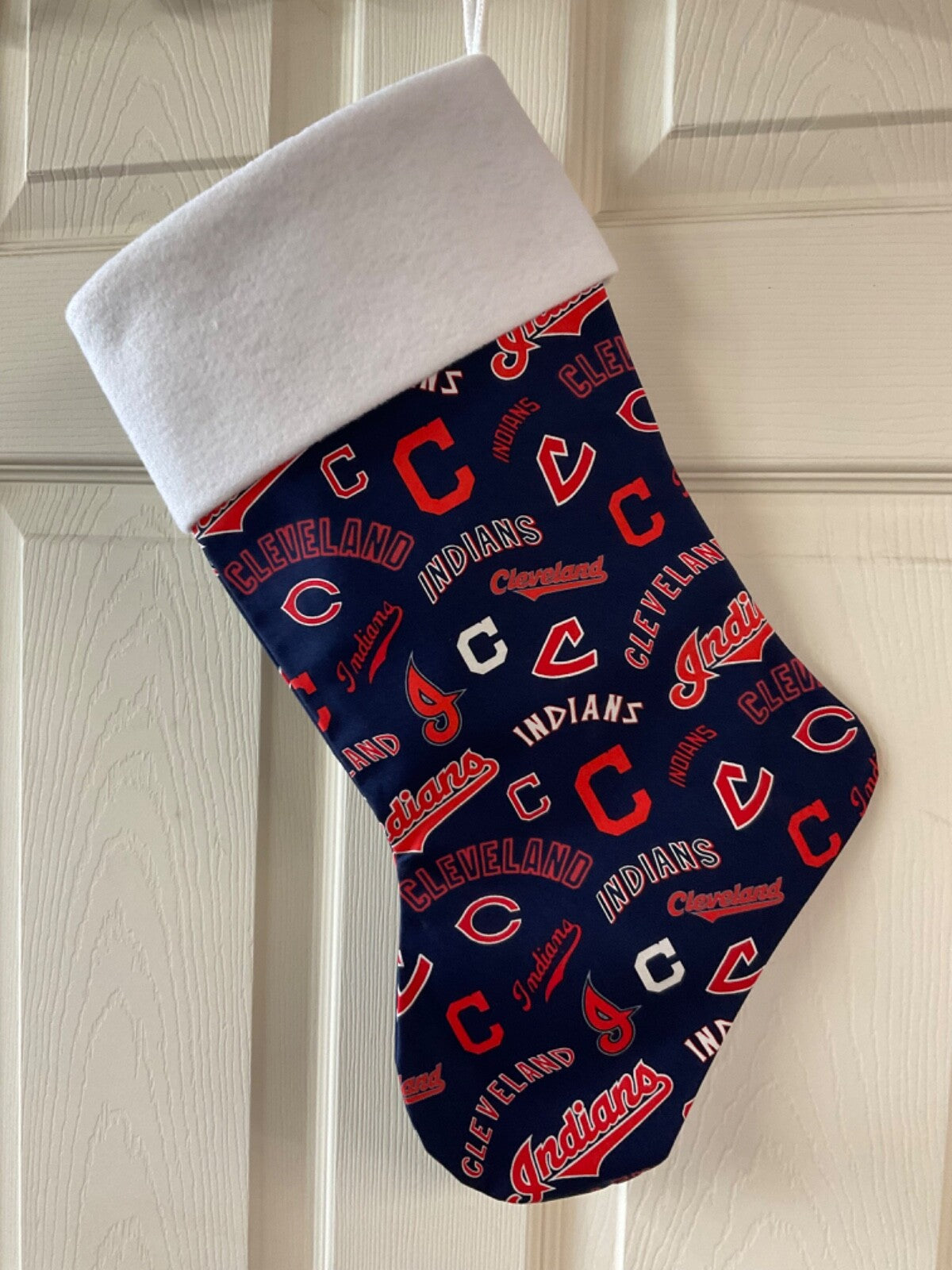 Cleveland Indians Christmas Stocking