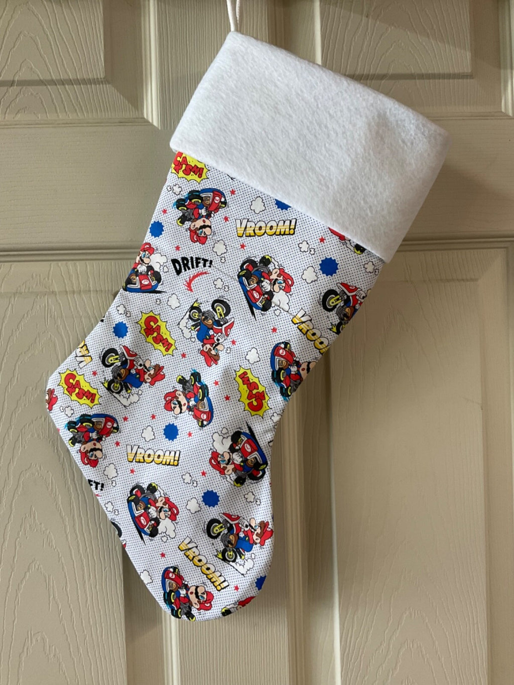 Super Mario Cart  Christmas Stocking