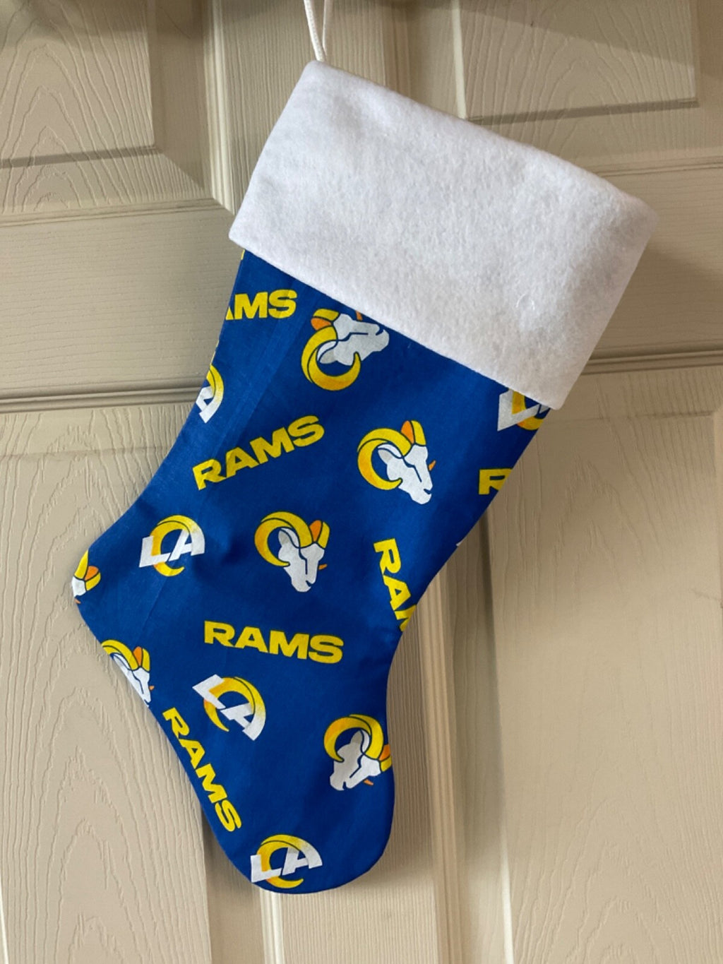 LA Rams Christmas Stocking