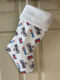 LA clippers ( white )  Christmas Stocking