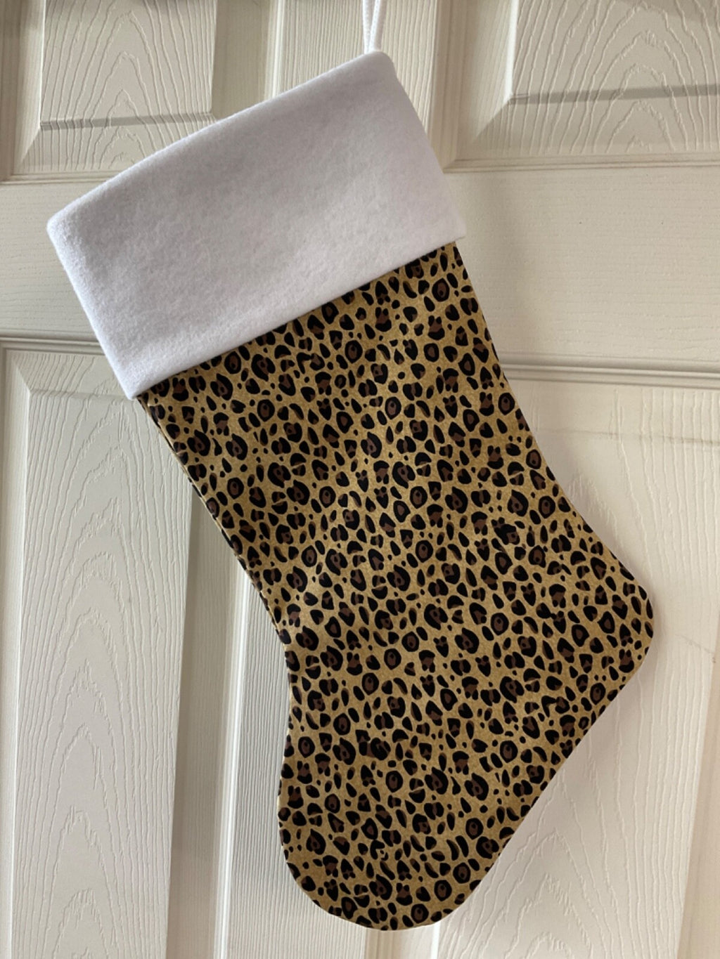 Leopard Christmas Stocking