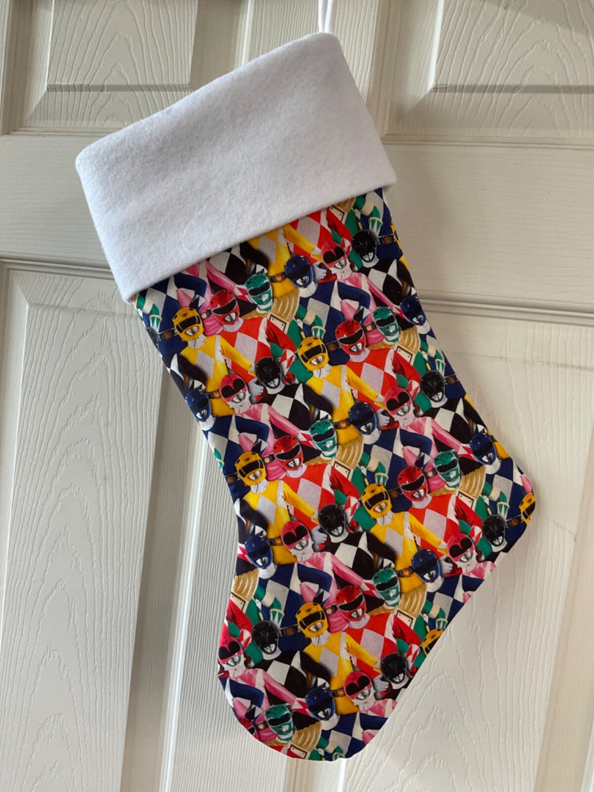 Power Rangers (colorful) Christmas Stocking