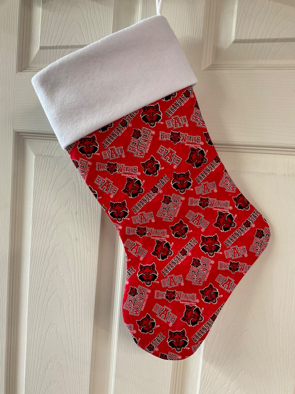 Arkansa State, Redwolves  Christmas Stocking