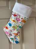 Flamingo Christmas Stocking