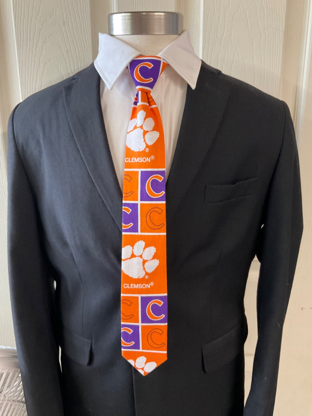 Clemson kids to pre teens Pre-tied  Ties