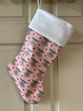 Nurse logo (pink) Christmas Stocking