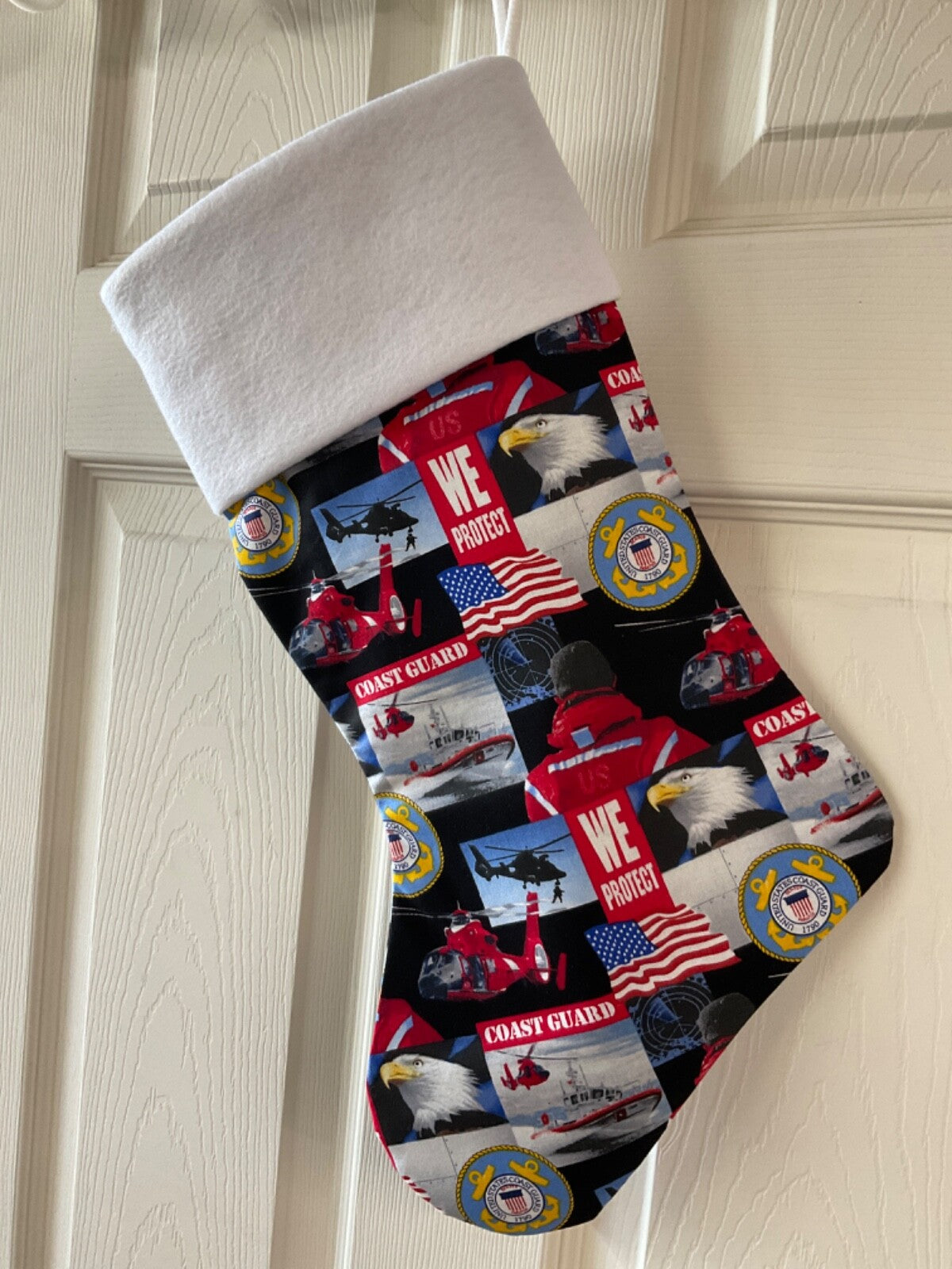 Coast Guard Christmas Stocking