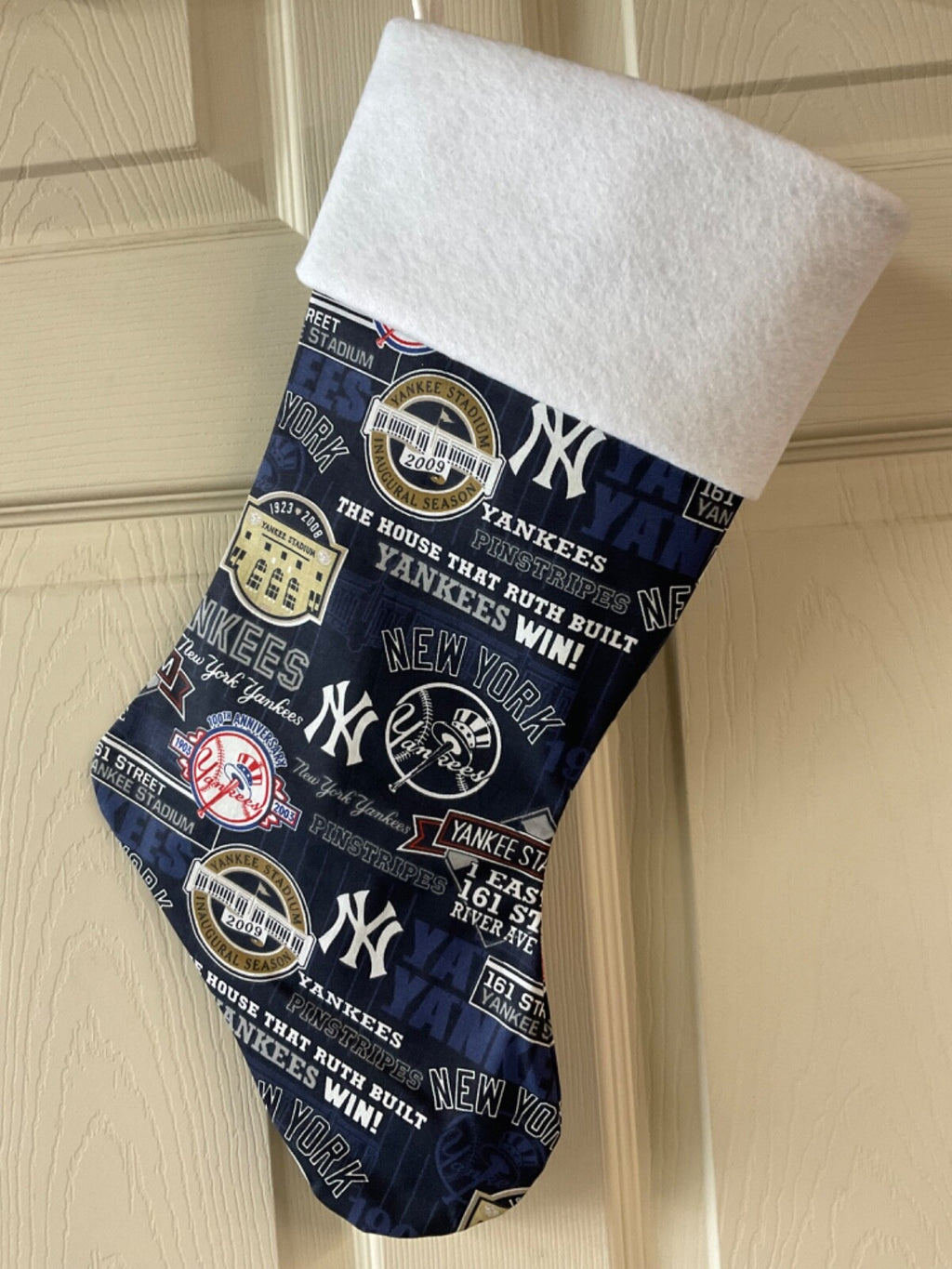 New York Yankee Stadium design Christmas Stocking