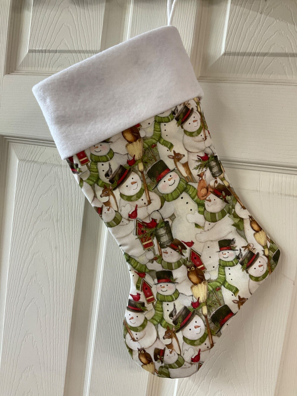 Snowman* Christmas Stocking
