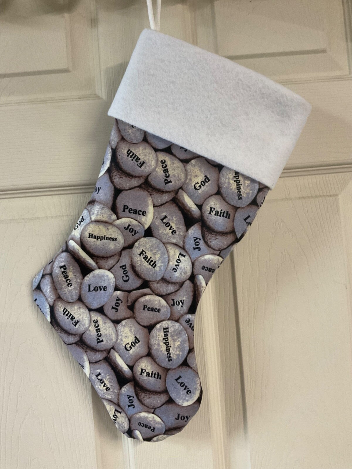 Religious Christmas Stocking