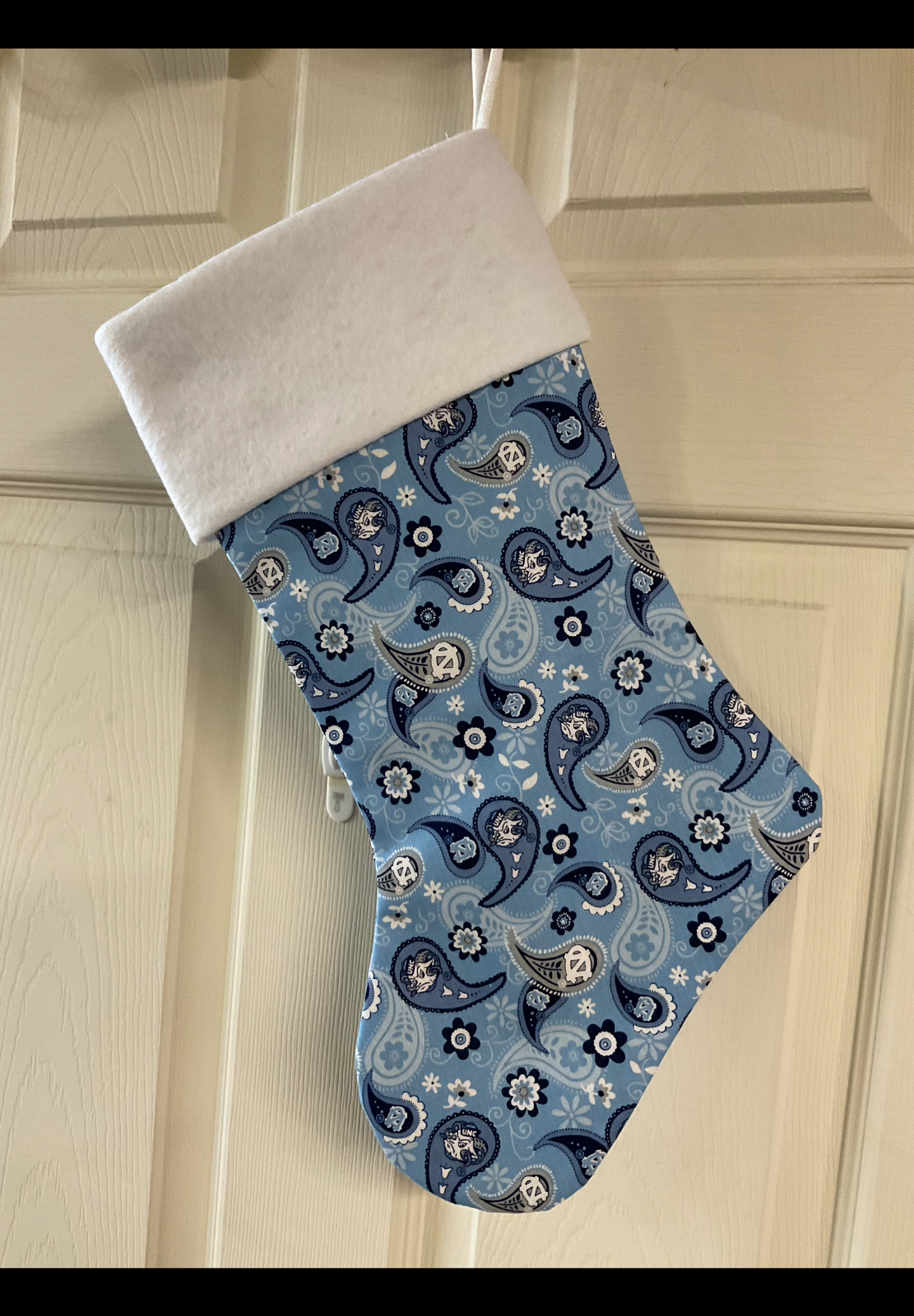 North Carolina Tarheels ( Feasley) Christmas Stocking
