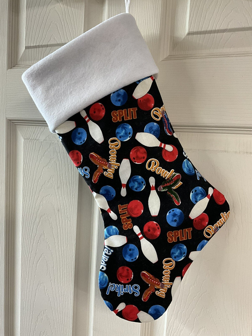 Bowling Logo Christmas Stocking