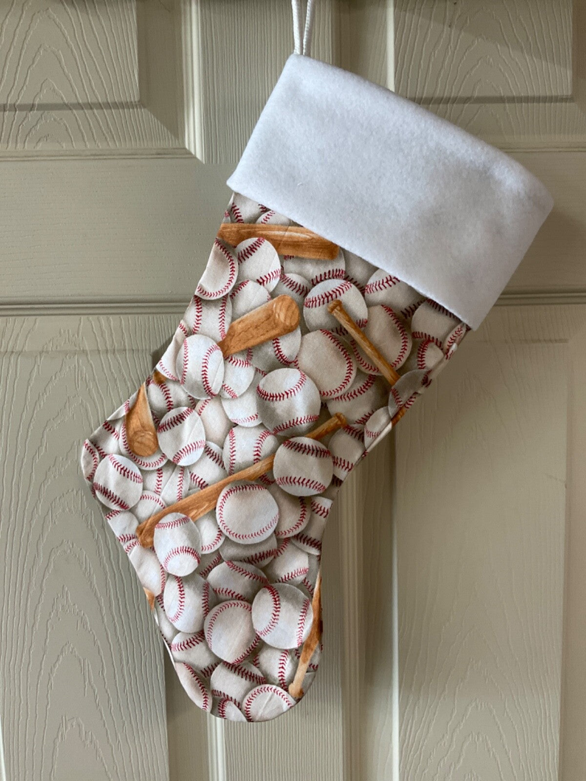 Baseball Christmas Stocking