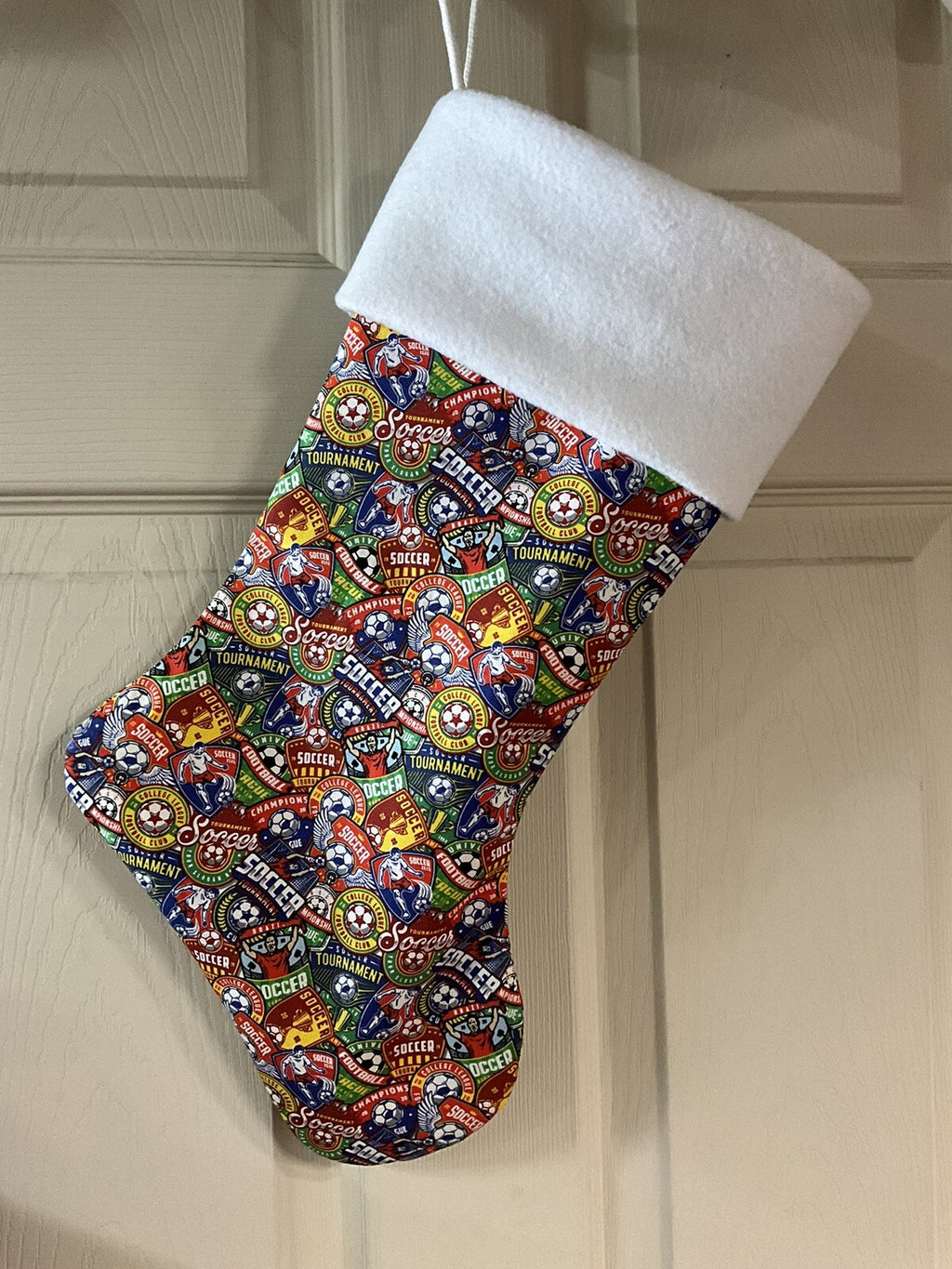 Soccer  Logo  Christmas Stocking