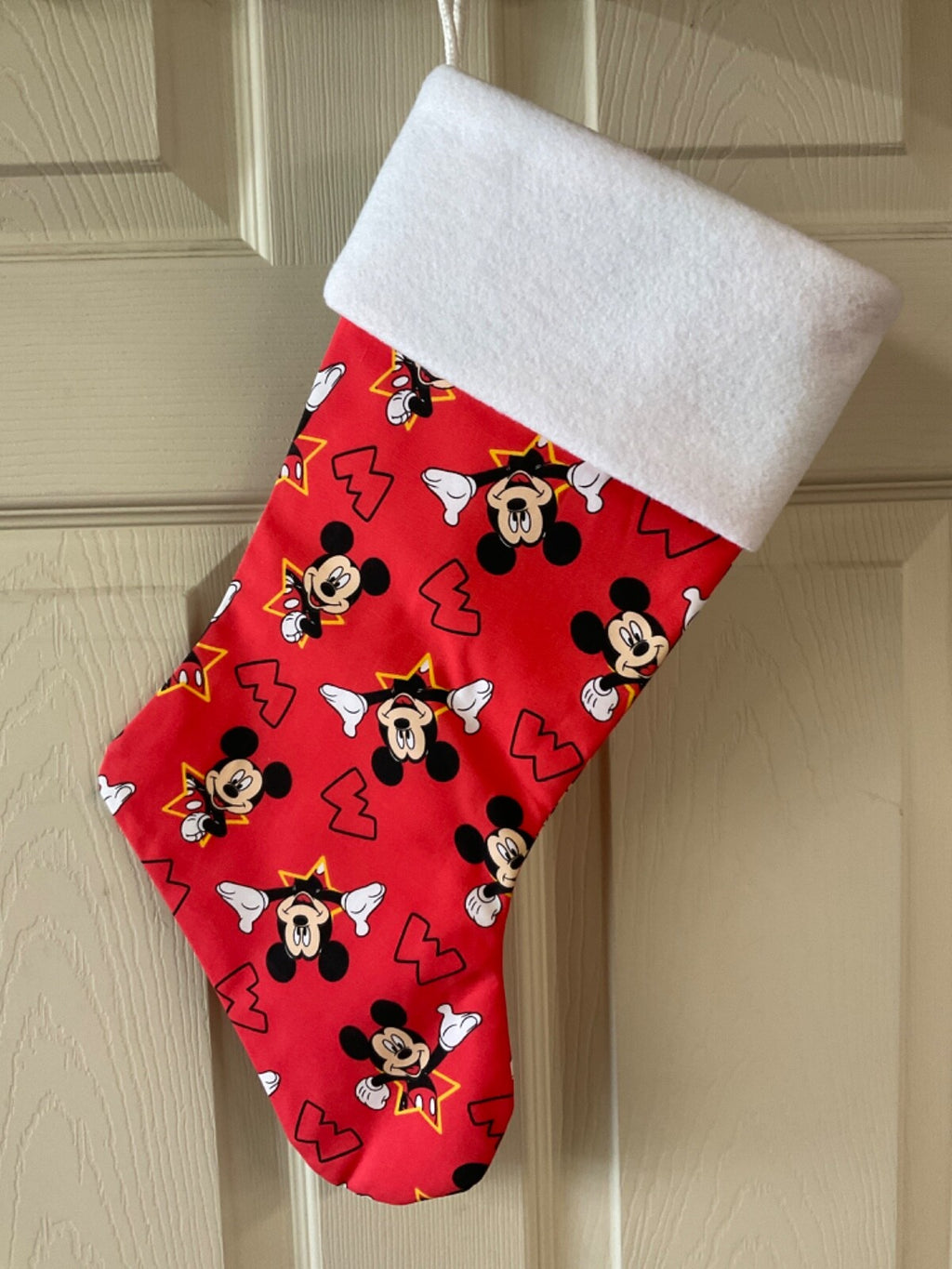 Mickey and Minnie Christmas Stocking