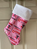 RN logo Christmas Stocking