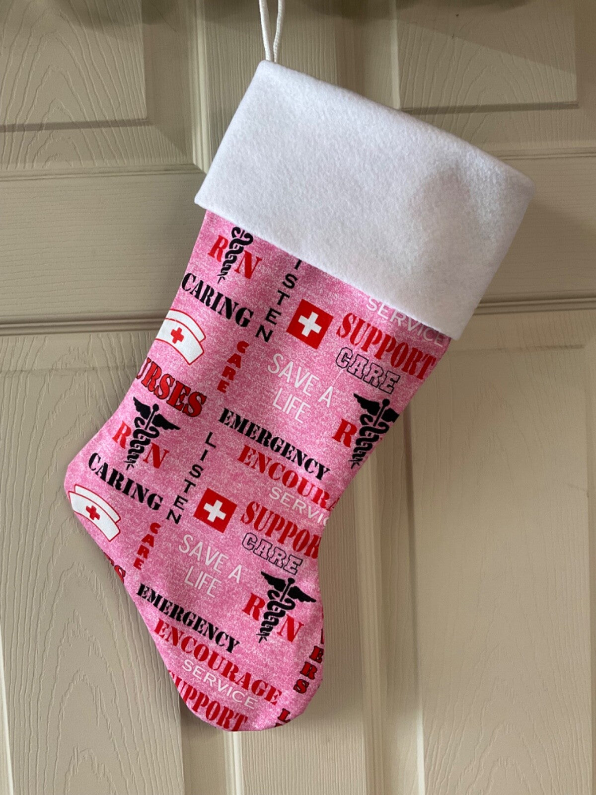 RN logo Christmas Stocking