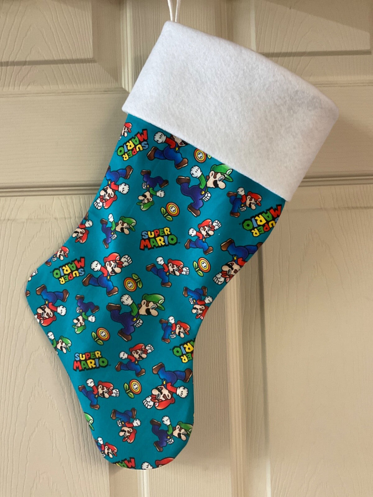 Mario and Louigi  Christmas Stocking