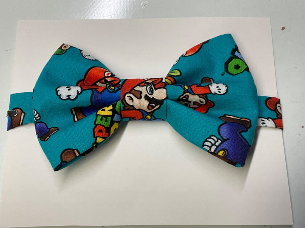 Super Mario and Luigi Pre-tied Bow Ties