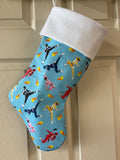Power Rangers (blue) Christmas Stocking
