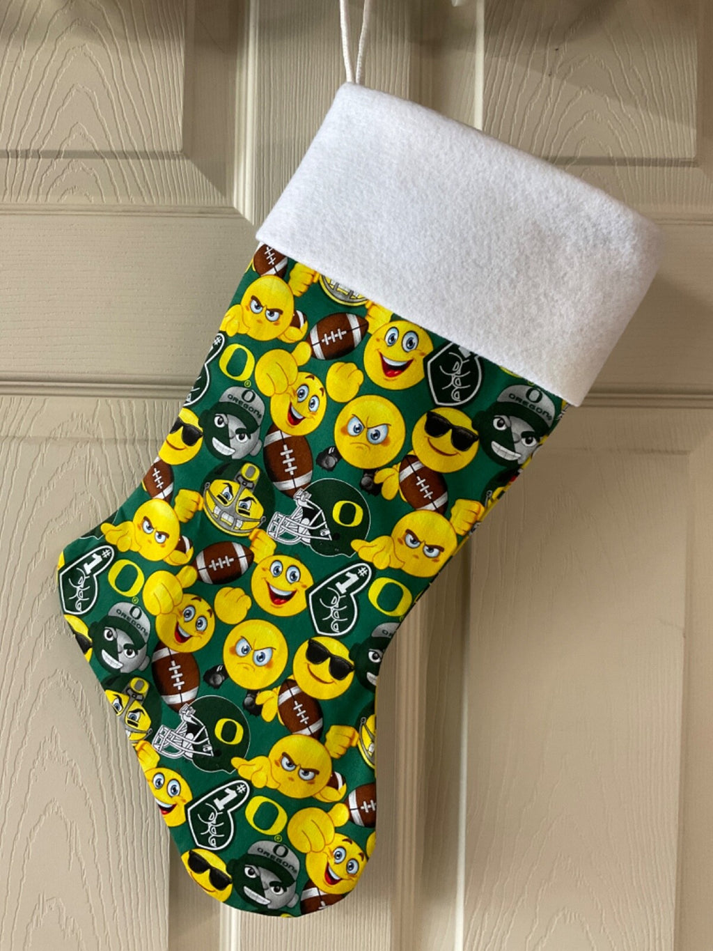 Oregon Ducks ( emoji) Christmas Stocking