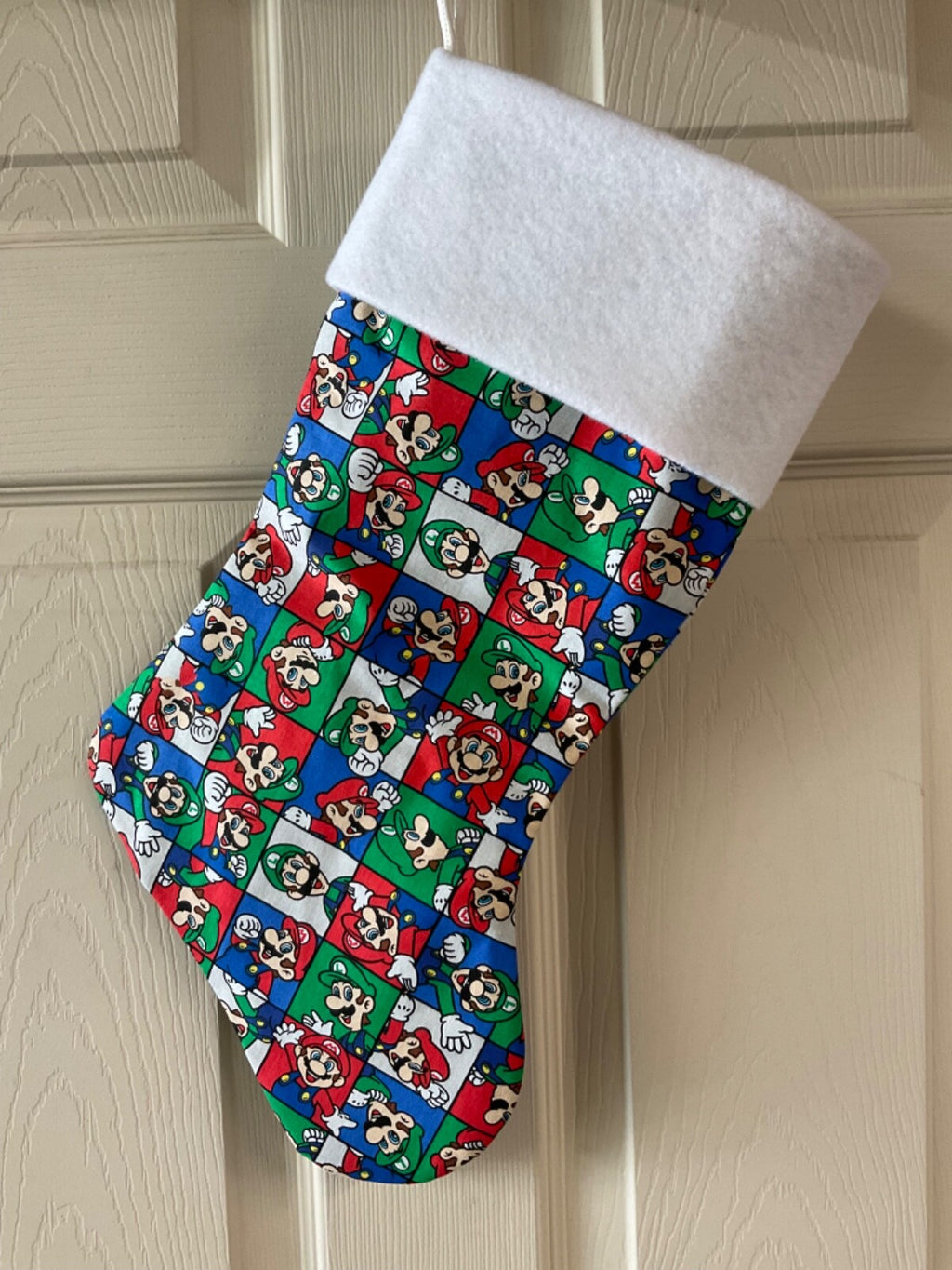 Super Mario and Louigi Christmas Stocking