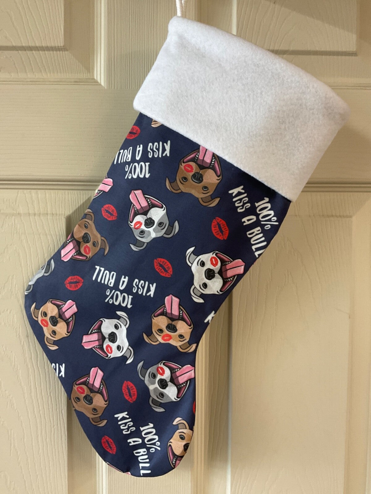 Pittbull Christmas Stocking