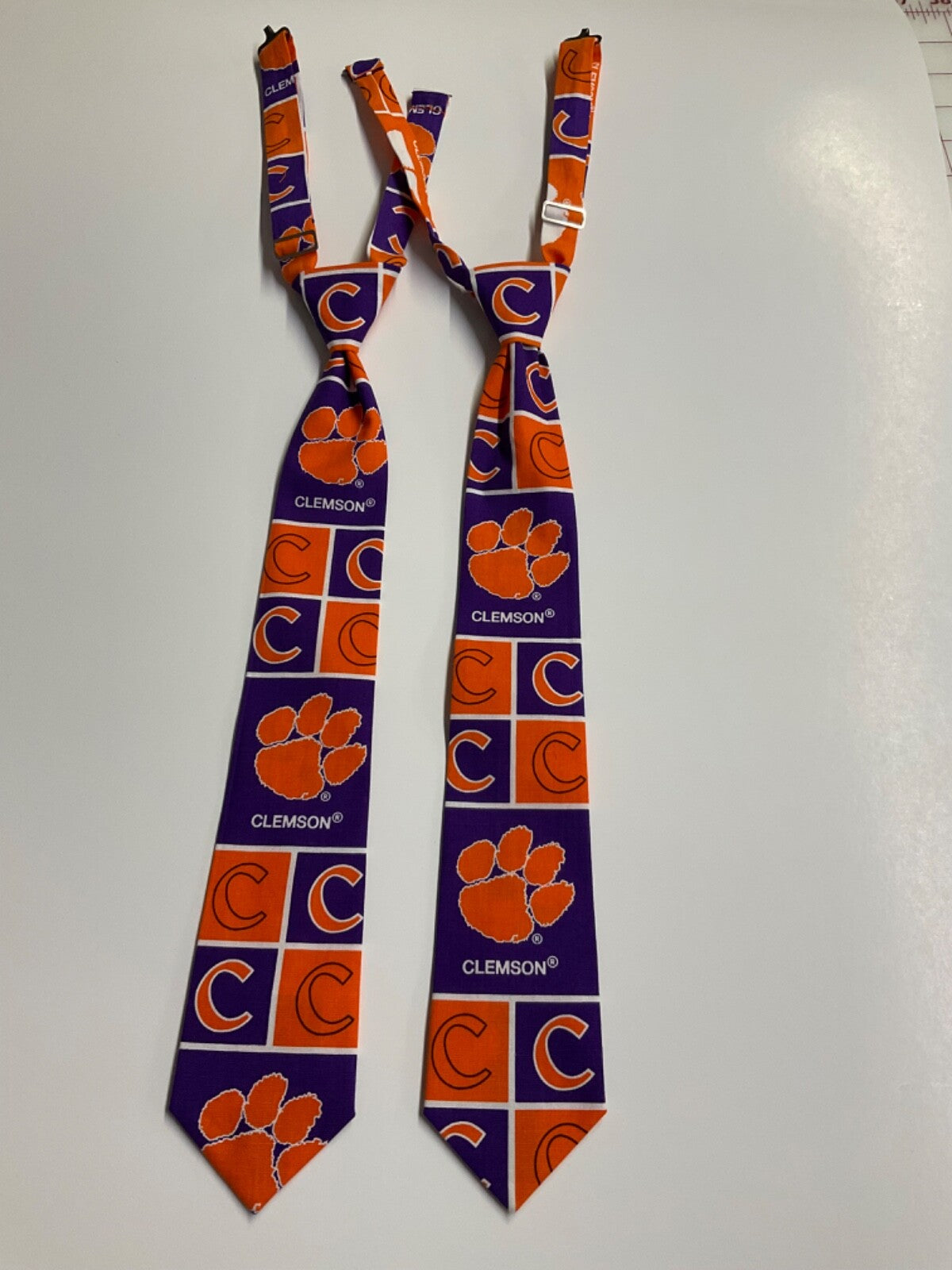 Clemson Tigers kids  Pre-tied  Ties