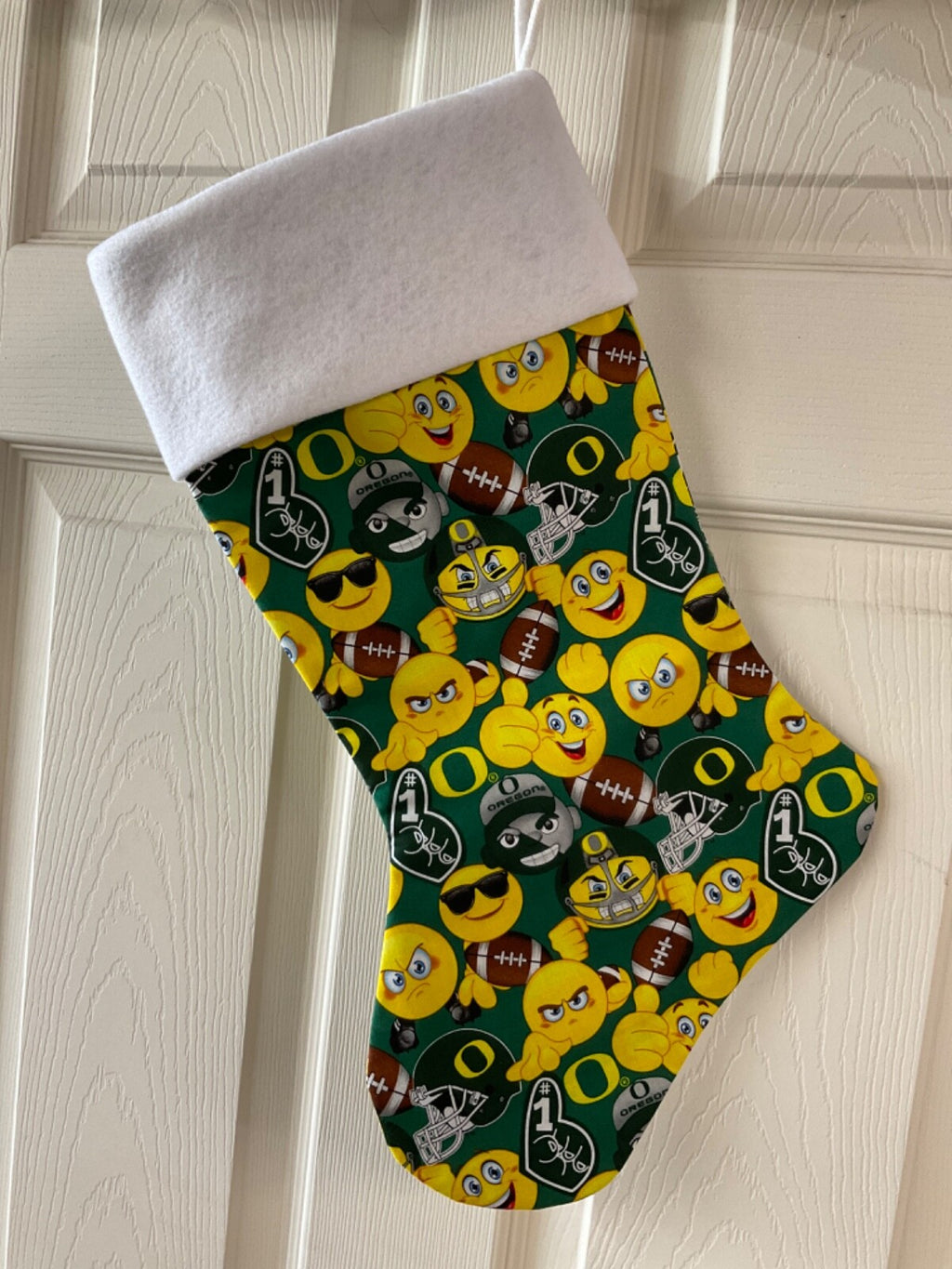 Oregon Ducks ( emoji) Christmas Stocking