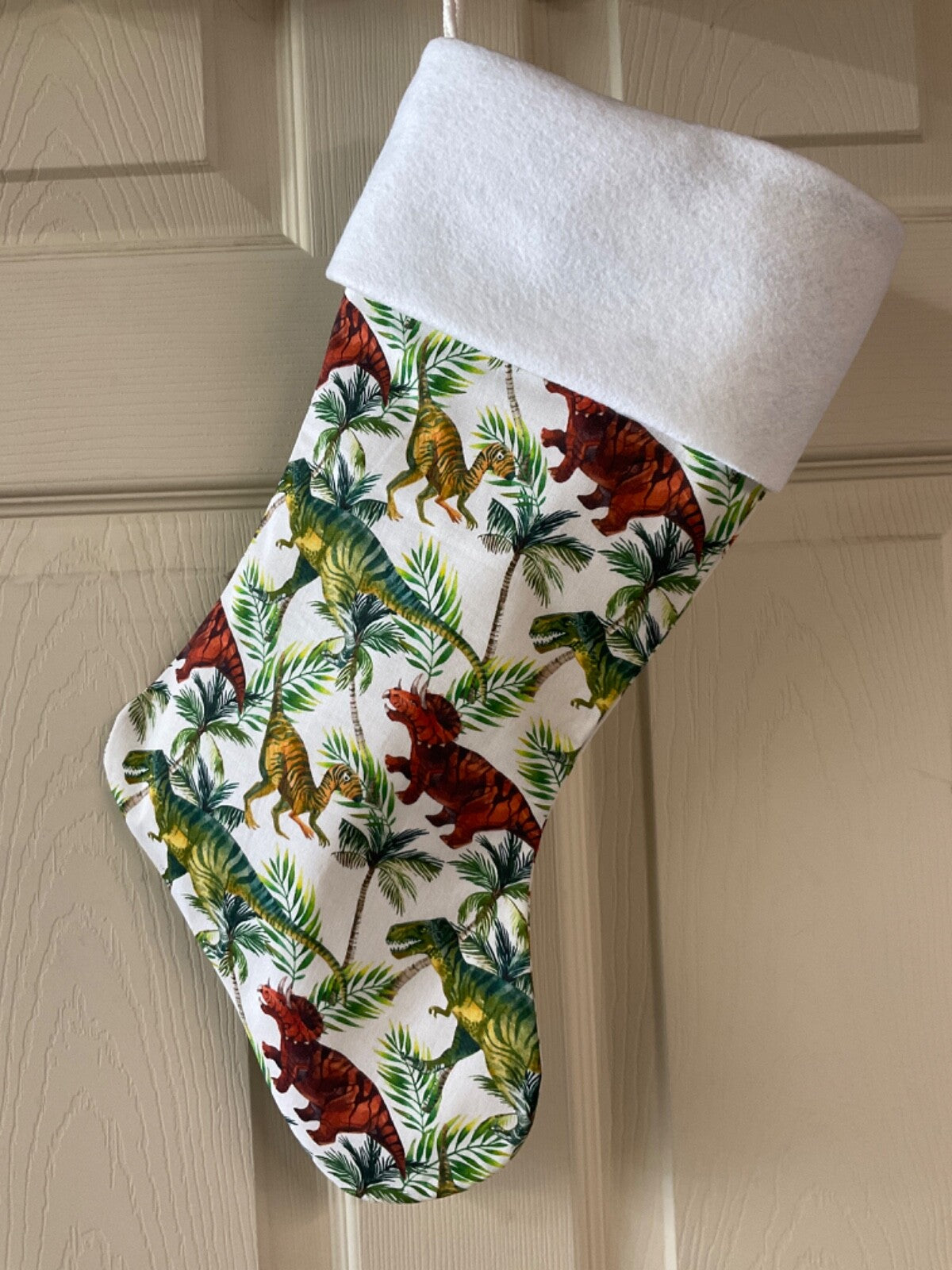 Dinosaurs Christmas Stocking