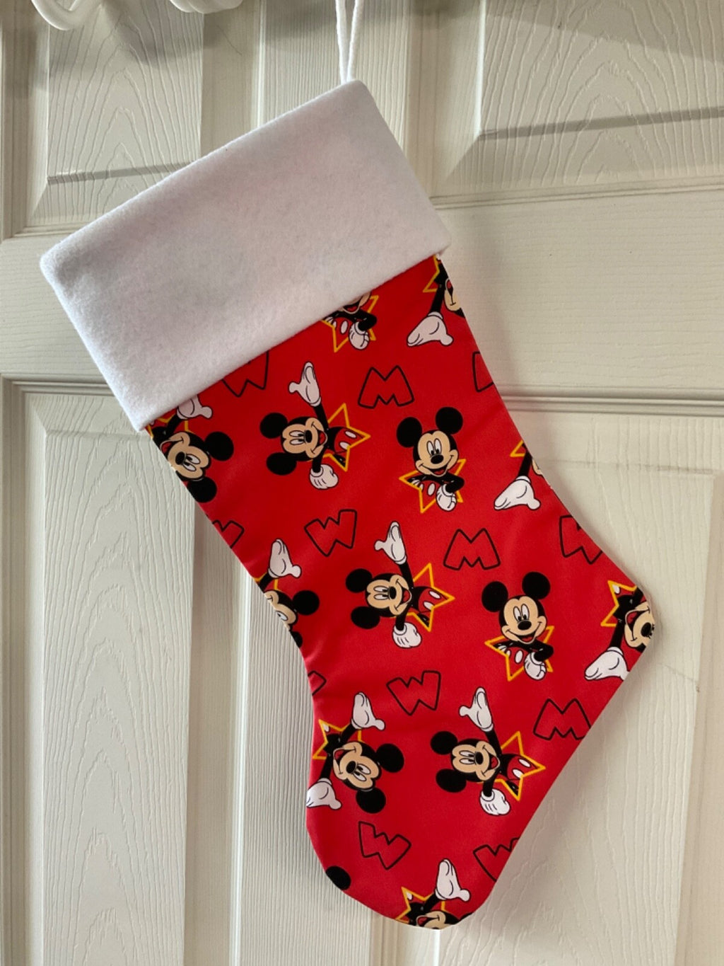 Mickey and Minnie Christmas Stocking