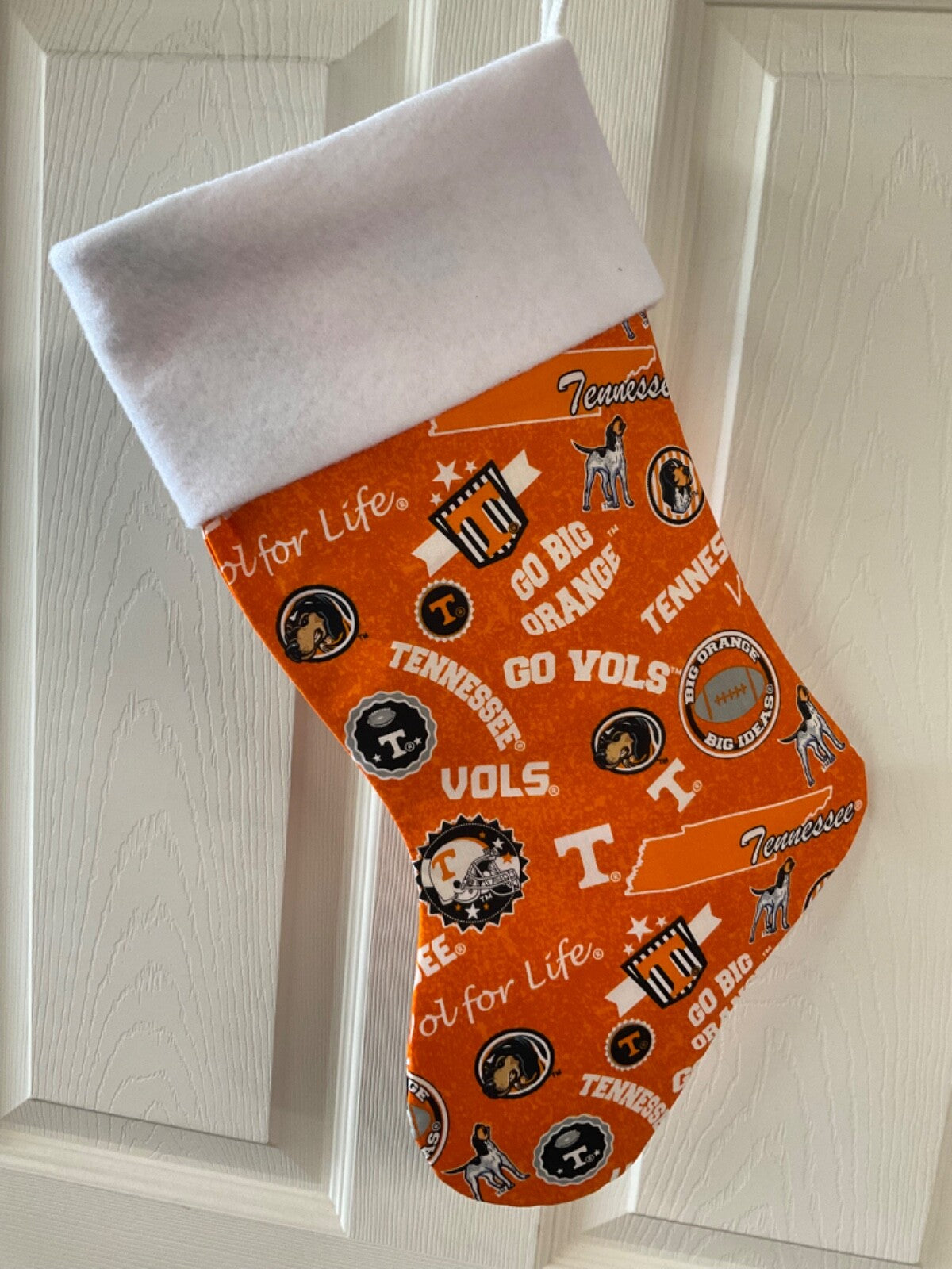 Tennessee Volunteers state design Christmas Stocking