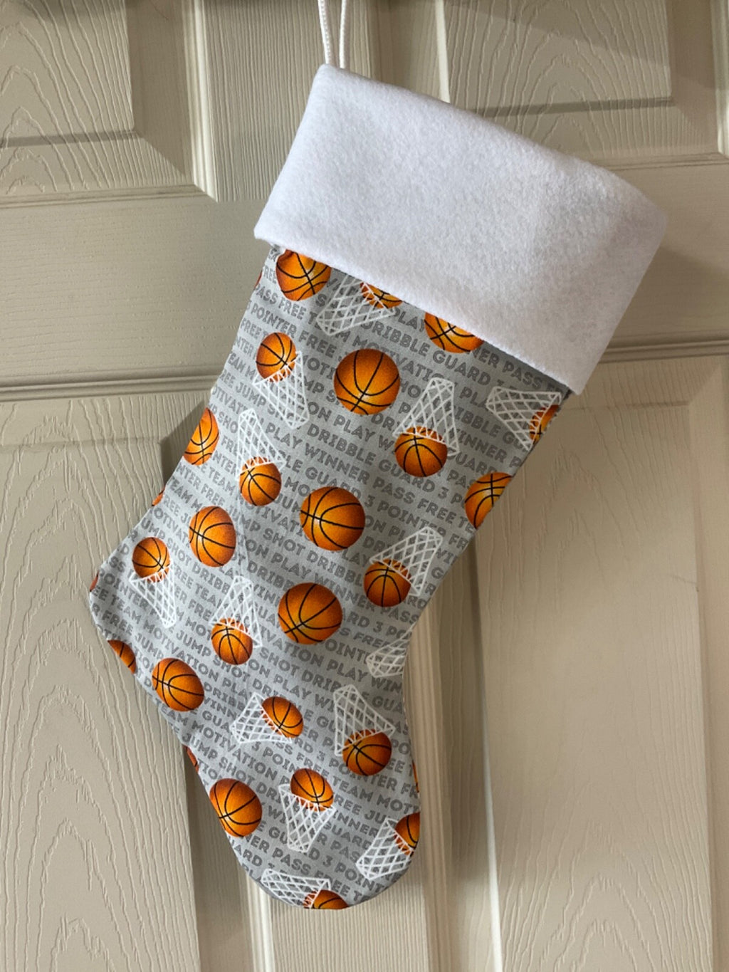 Basket Balls with net Christmas Stocking