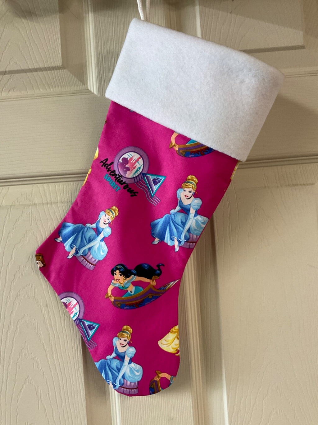 Princess (hot pink) Christmas Stocking