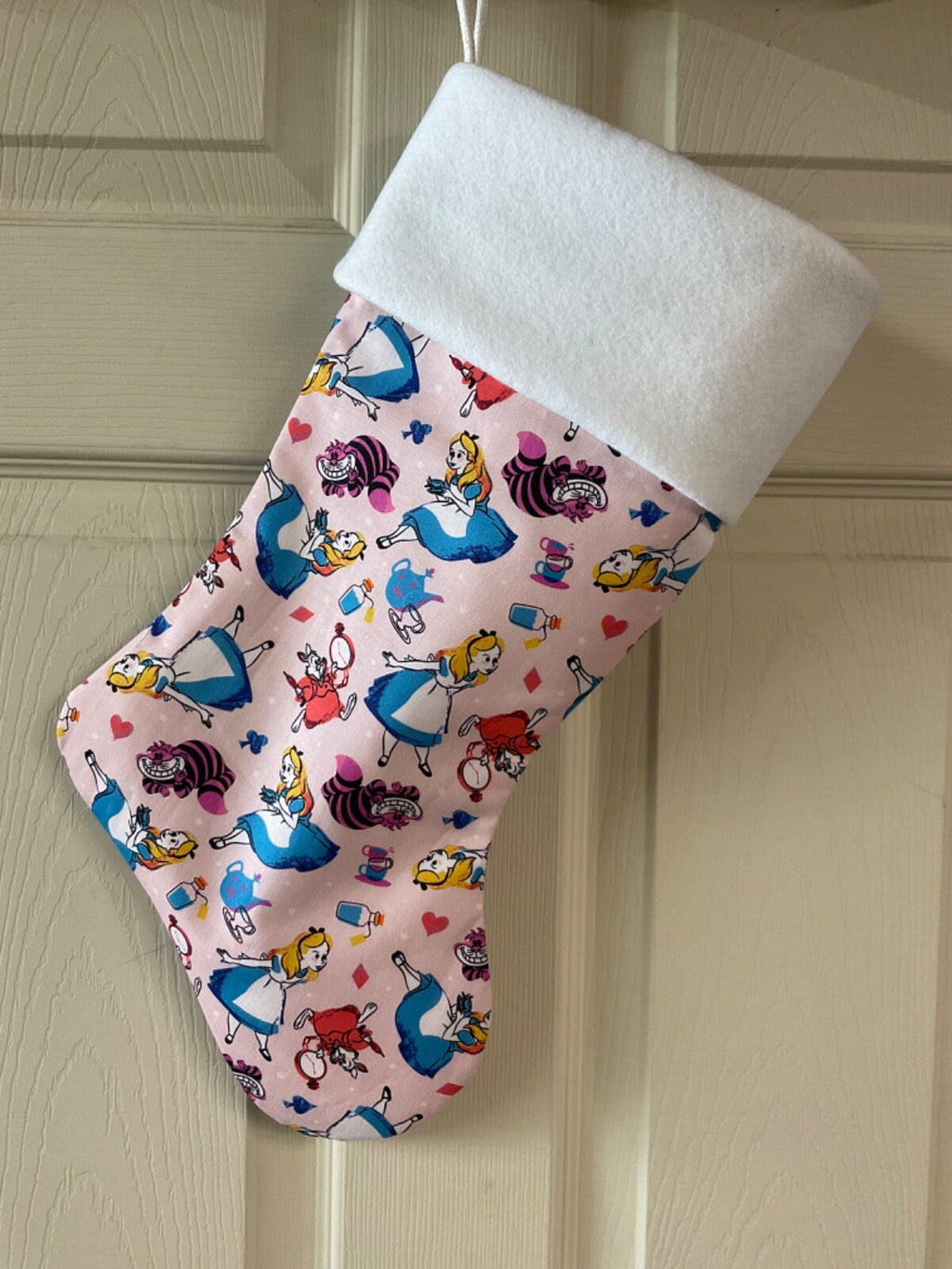 Alice in Wonderland  Christmas Stocking