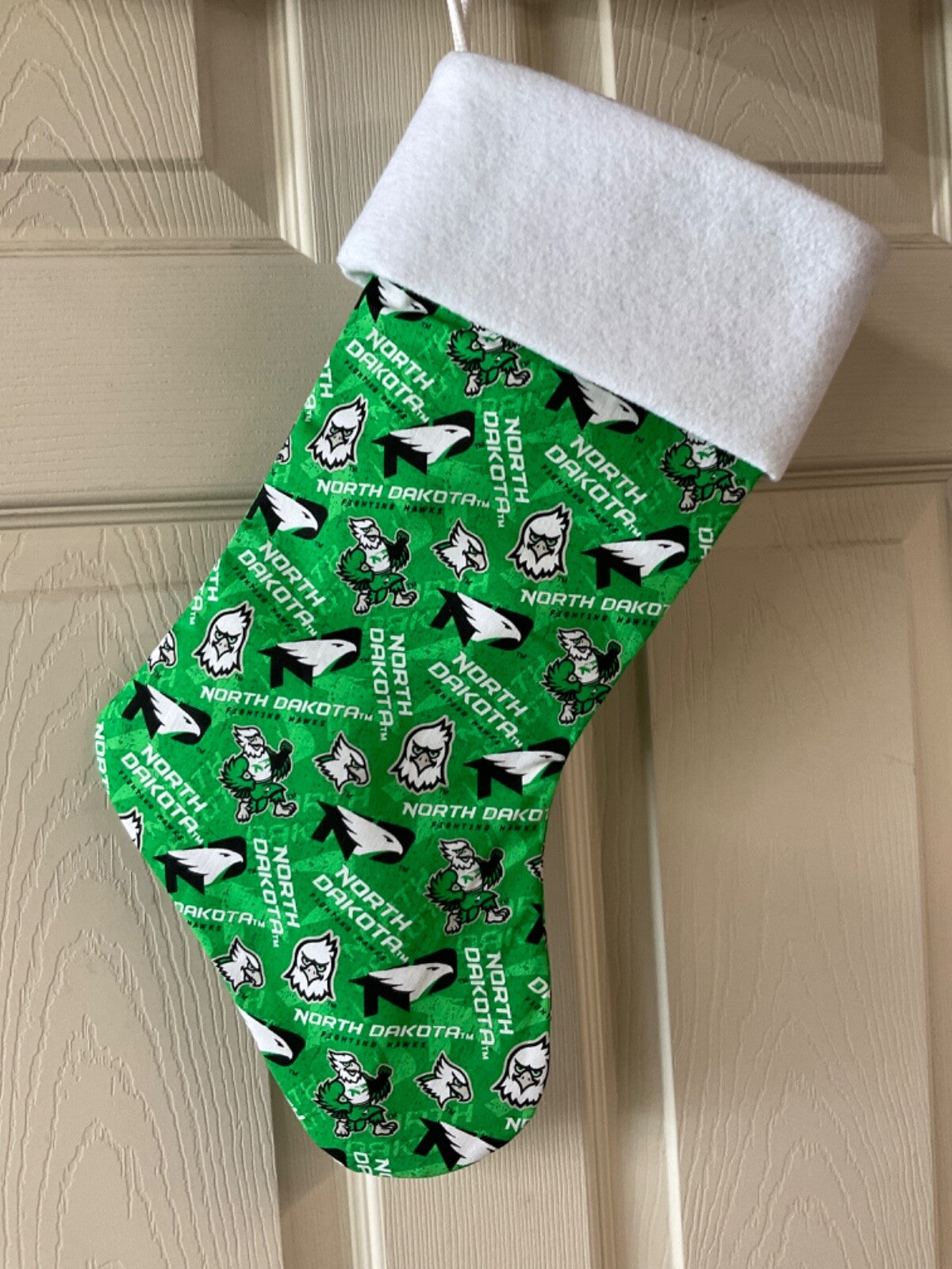 North Dakota Fighting Hawks Christmas Stocking