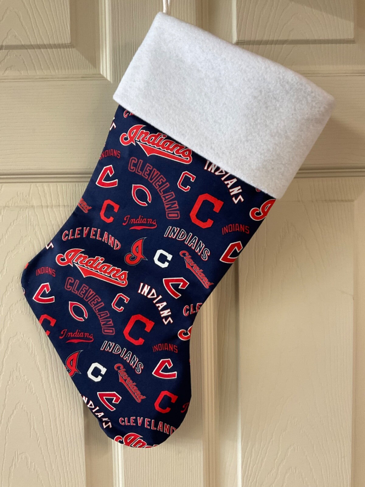 Cleveland Indians Christmas Stocking