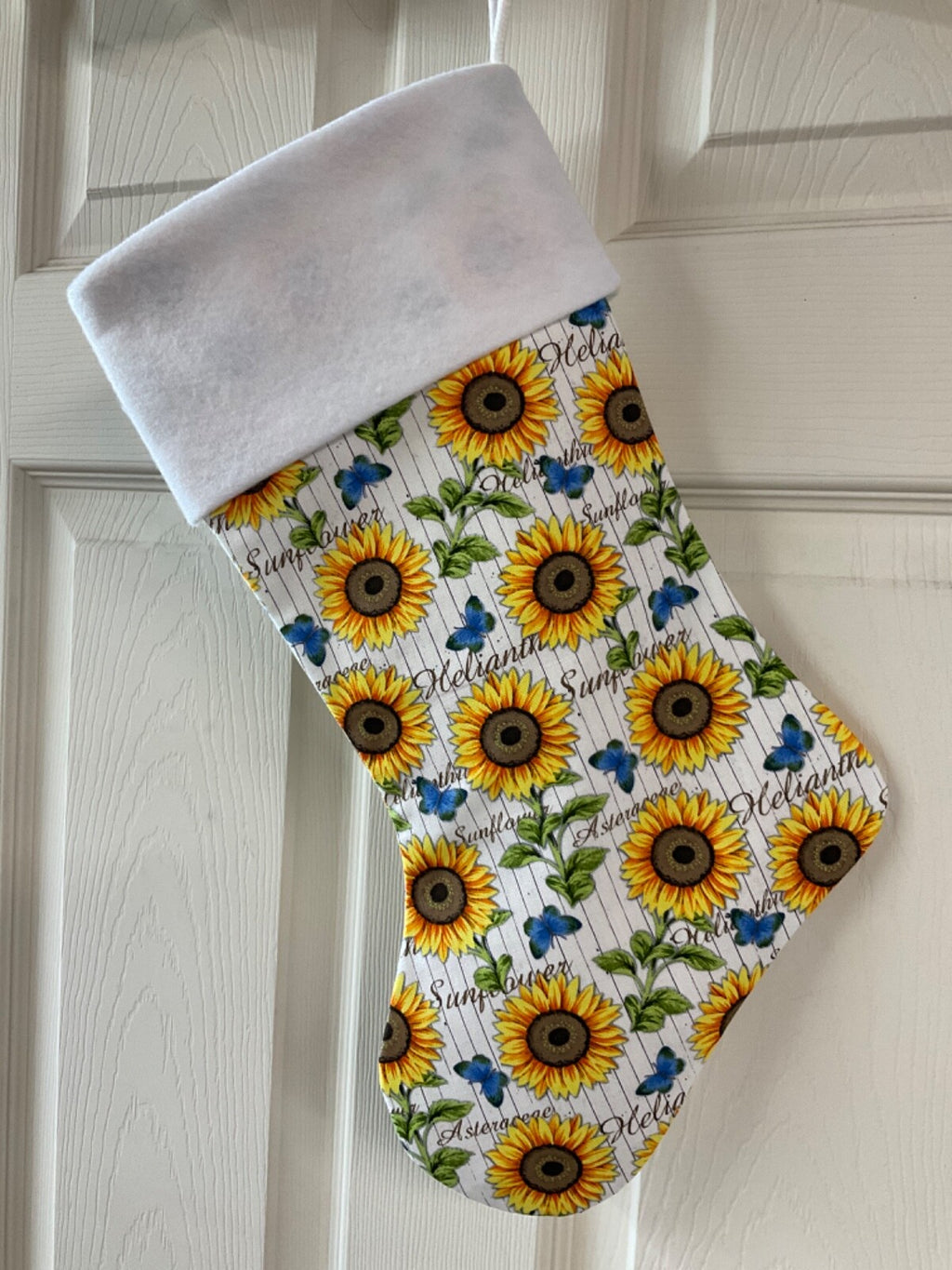 Sunflower Christmas Stocking